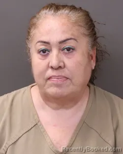 Mugshot of Rosa Linda Loza De Leon booked in Franklin County, Ohio on August 31, 2026