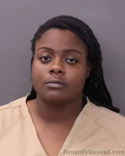 Mugshot of Saphire Monae Thomas booked in Franklin County, Ohio on September 8, 2026