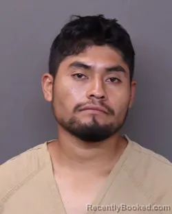Mugshot of Edwin Andres Garcia Velasco booked in Franklin County, Ohio on September 12, 2026