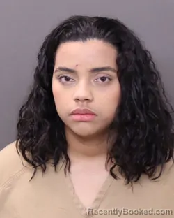 Mugshot of Briana Salcedo booked in Franklin County, Ohio on September 13, 2026