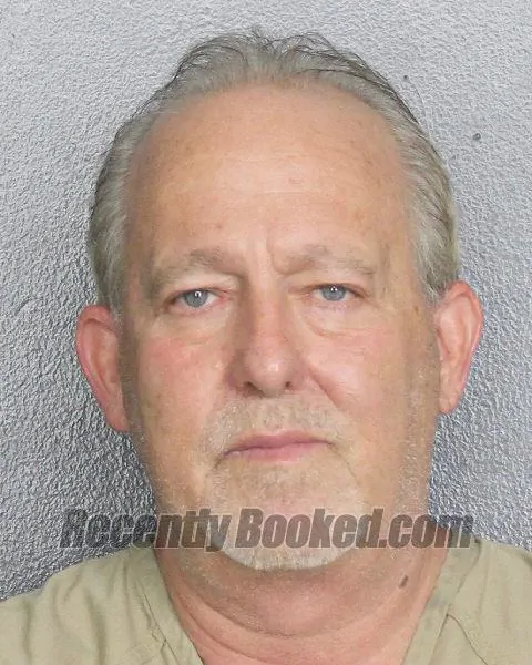 Booking photo from Broward County, Florida