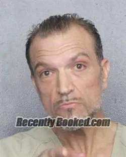 Booking photo from Broward County, Florida