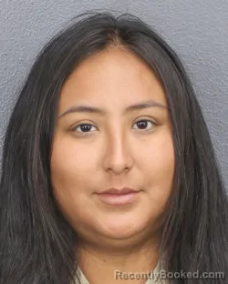 Mugshot of CAROLINA CONTRERAS booked in Broward County, Florida on April 30, 2026