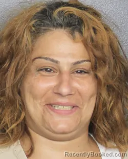 Mugshot of FRANCESCA SALVATRESIA AMICO booked in Broward County, Florida on May 21, 2026
