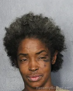 Mugshot of TIARA DANYELLE PRYOR booked in Broward County, Florida on June 11, 2026