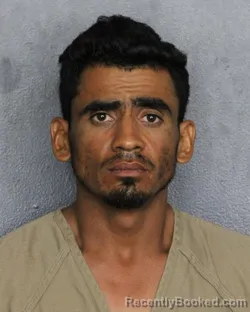 Mugshot of LESTER TRINIDAD MARIN LOPEZ booked in Broward County, Florida on July 6, 2026