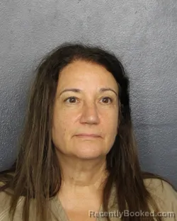 Mugshot of Rhoda Okunev booked in Broward County, Florida on July 27, 2026