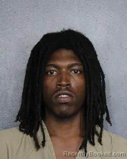 Mugshot of Allen Mathieu booked in Broward County, Florida on July 28, 2026