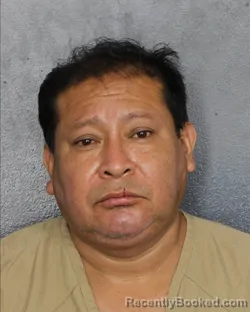 Mugshot of Alfredo Martinez booked in Broward County, Florida on August 8, 2026