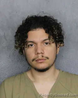 Mugshot of Juan D Prieto booked in Broward County, Florida on September 21, 2026