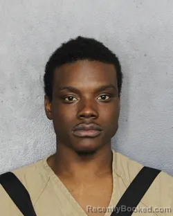 Mugshot of Kendrich Jean Baptiste booked in Broward County, Florida on October 2, 2026