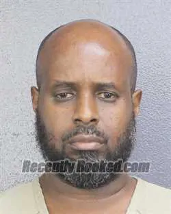 Booking photo from Broward County, Florida