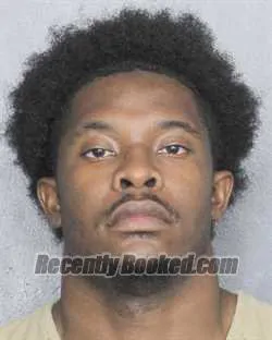 Booking photo from Broward County, Florida