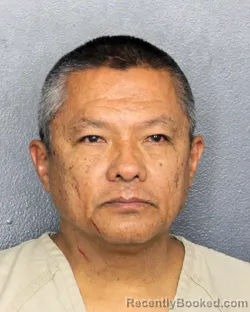 Mugshot of FERNANDO MUJICA WU booked in Broward County, Florida on March 19, 2026