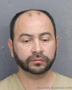 Mugshot of CESAR AUGUSTO LESMES QUINTERO booked in Broward County, Florida on April 26, 2026