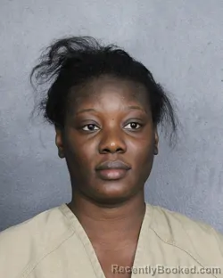 Mugshot of BRESSELENE BRANCHEDOR booked in Broward County, Florida on June 24, 2026