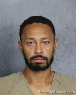 Mugshot of Nathaniel Xavier Cunningham booked in Broward County, Florida on August 18, 2026