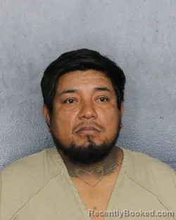 Mugshot of Rufio Perez Lopez booked in Broward County, Florida on September 27, 2026
