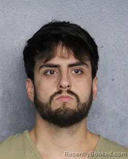 Mugshot of Sebastian Jordan booked in Broward County, Florida on September 29, 2026