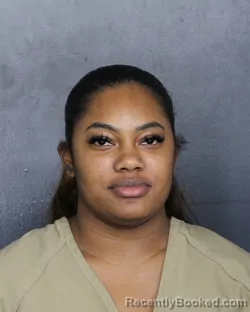 Mugshot of Brittney Sade Logan booked in Broward County, Florida on October 8, 2026