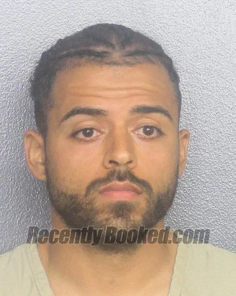 Booking photo from Broward County, Florida