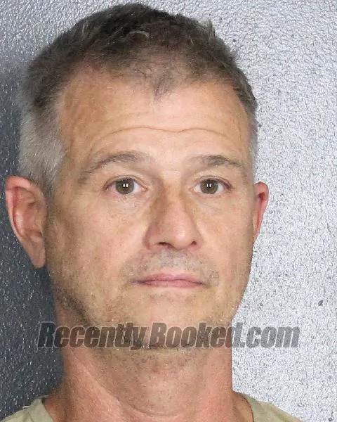 Booking photo from Broward County, Florida