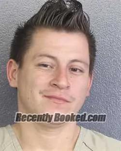 Booking photo from Broward County, Florida