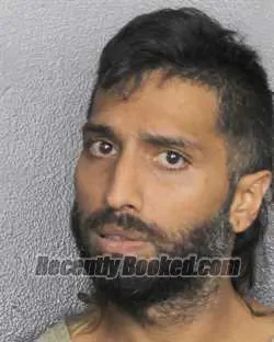 Booking photo from Broward County, Florida