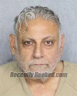 Booking photo from Broward County, Florida