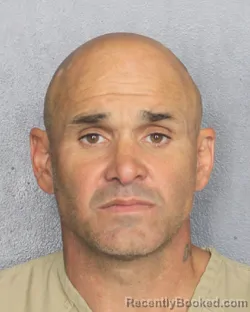 Booking photo from Broward County, Florida