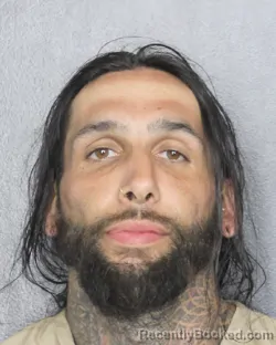 Booking photo from Broward County, Florida