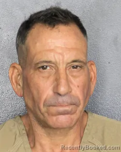 Mugshot of RALPH ANTHONY PLESCIA booked in Broward County, Florida on March 15, 2026