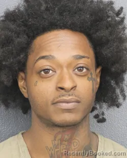 Mugshot of VOSHON DEWEY SPICER booked in Broward County, Florida on April 24, 2026