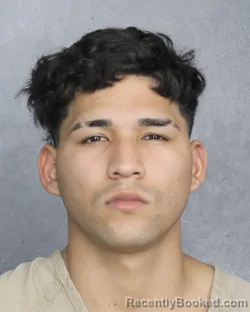 Mugshot of ALAN ANDRES FLORES CASTRO booked in Broward County, Florida on May 7, 2026