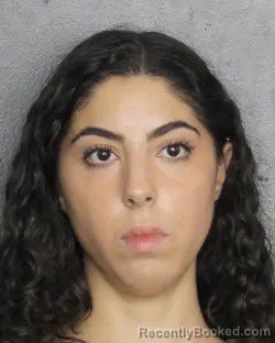 Mugshot of SOFIA RAQUEL AVELLO booked in Broward County, Florida on May 9, 2026