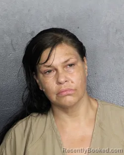 Mugshot of EUGENIA DIAZ booked in Broward County, Florida on June 11, 2026
