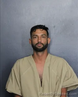 Mugshot of JADHIEL ELIUD OJEDA booked in Broward County, Florida on June 13, 2026