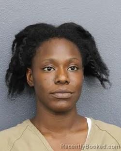Mugshot of Eboni Olivia Angelica Gordon booked in Broward County, Florida on July 24, 2026
