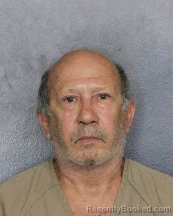 Mugshot of Carlos Alberto Hernanedz Font booked in Broward County, Florida on July 25, 2026