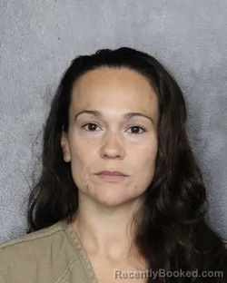 Mugshot of Michelle Erica Ann Bussie booked in Broward County, Florida on July 31, 2026