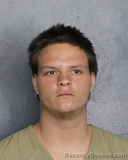 Mugshot of Gunner Steven Blaze Boronkay booked in Broward County, Florida on August 1, 2026