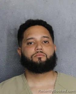 Mugshot of Carlos Samuel Garcia Diaz booked in Broward County, Florida on August 2, 2026
