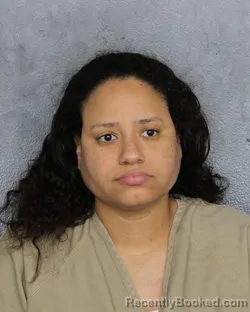 Mugshot of Yesenia Verdecia Barrera booked in Broward County, Florida on August 6, 2026