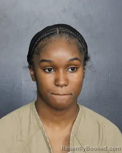 Mugshot of Khalia Alicia Lynch booked in Broward County, Florida on August 18, 2026