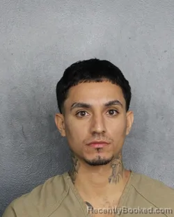 Mugshot of Nicholas Alexander Garcia booked in Broward County, Florida on September 27, 2026