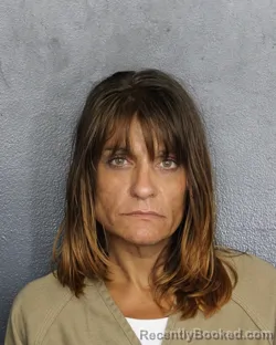 Mugshot of Christina Joy Vecchio booked in Broward County, Florida on October 6, 2026