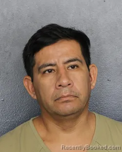 Mugshot of Horacio Martin Chira Feria booked in Broward County, Florida on October 14, 2026