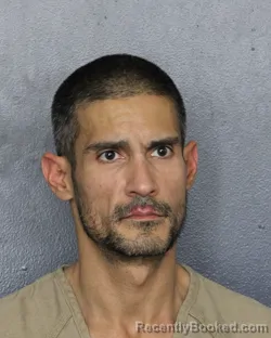 Mugshot of Gustavo J Mendez booked in Broward County, Florida on August 20, 2026