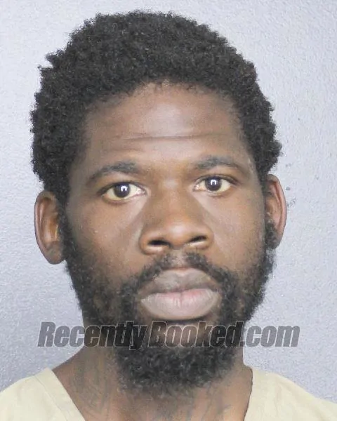 Booking photo from Broward County, Florida