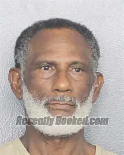 Booking photo from Broward County, Florida